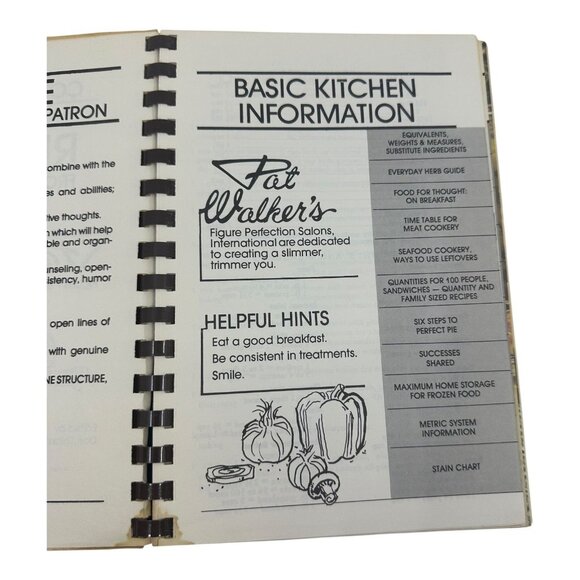Pat Walkers Favorite Recipes Spiral-Bound Cookbook 1982? Vintage VTG. Extras - Picture 7 of 14